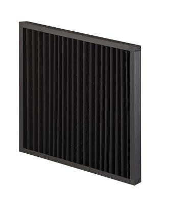 APAK panel dim. 287x287x100 mm. carbon with Flange